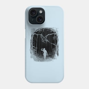 Hunger Games Woods - Black Cyan Phone Case