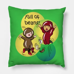 Cute Kids Full of Beans Pillow