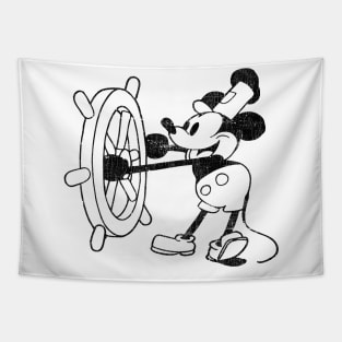 Steamboat Willie Retro Vintage Aesthetic Tapestry