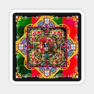 Portuguese folk art Magnet