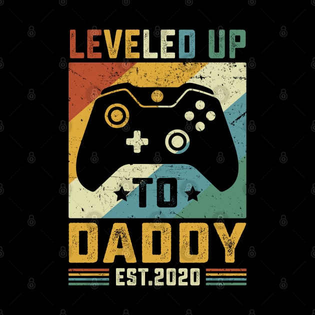 Vintage Leveled Up To Daddy Est.2020 by wendieblackshear06515