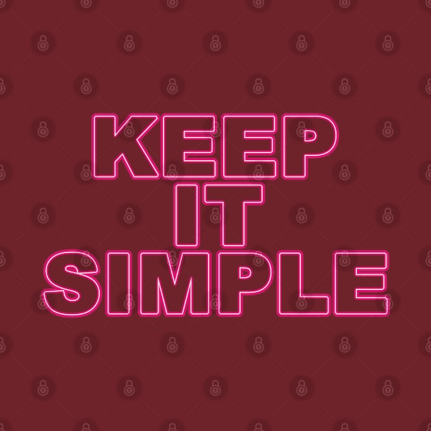 Keep it simple (red) by Sinmara