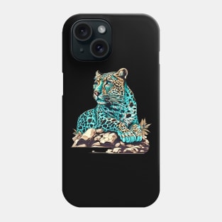 Leopard in wait Phone Case