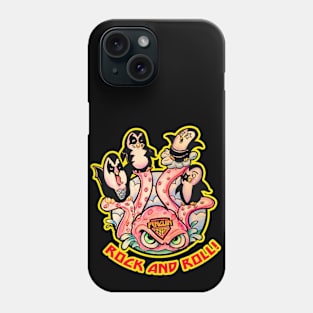 ROCK AND ROLL PENGUINS Phone Case