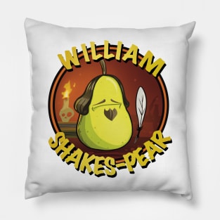 William Shakespear, but as a Pear Pillow