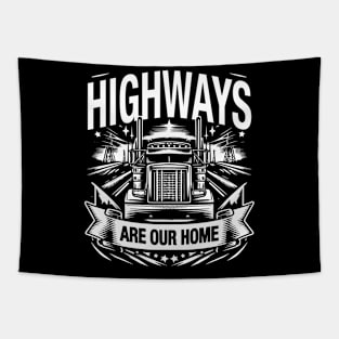 Highways are our home Tapestry