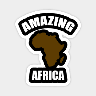 Amazing Africa, Africa Map, Black Pride Magnet