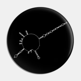 RNA structure prediction of a RNAT (hspA), white Pin