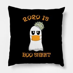 Halloween 2020 Funny Boo Sheet Ghost in Mask Pillow