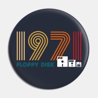 Floppy Disk 1971 Pin