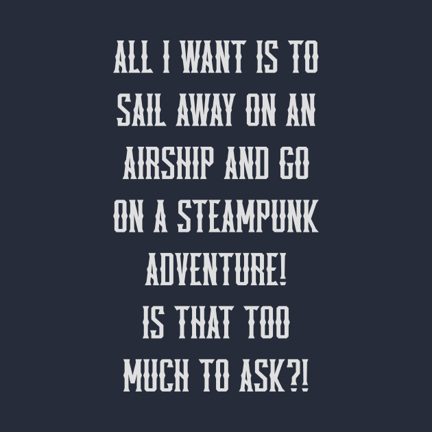 Airship Getaway by Notorious Steampunk