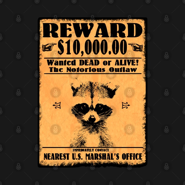 Funny Raccoon Outlaw by Scar