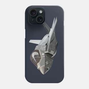 Cartoon Military Stealth Jet Fighter Plane Phone Case