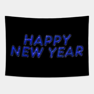 Happy New Year - Blue Tapestry