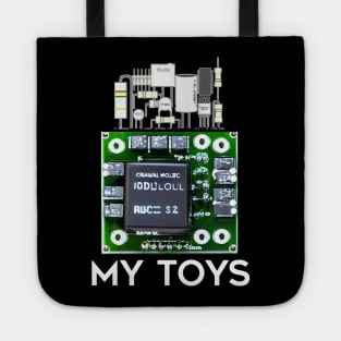 my toys funny electronics engineering Tote