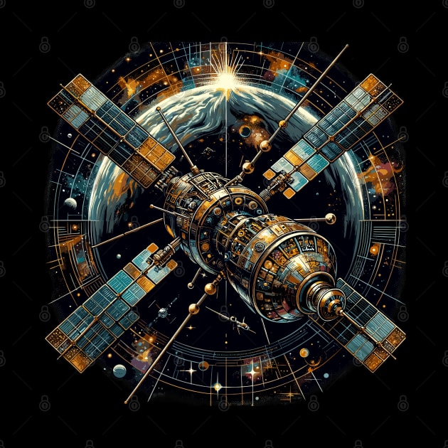 Orbital Pioneers: Sputnik's Futuristic Heirs by Graphic Wonders Emporium