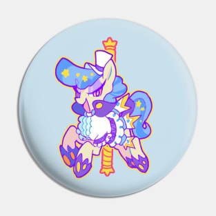 Sapphire  Carousel Pin