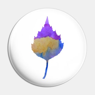 birch leaf Pin