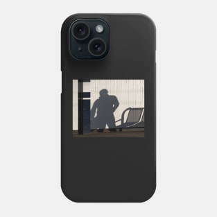 Shadow Man waiting Phone Case