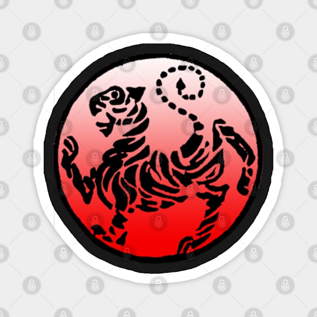 SHOTOKAN RISING SUN TIGER JAPANESE KARATE DOJO Magnet by colormecolorado