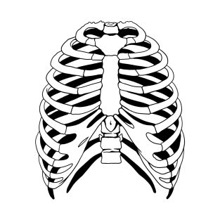 Skeleton ribs T-Shirt