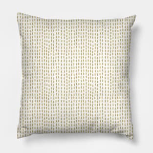 Earth Pastel colored Dotted line pattern Pillow