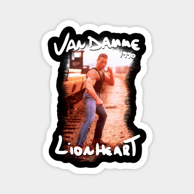 VAN DAMME CLASSIC JCVD LIONHEART 1990 Magnet by Diyutaka