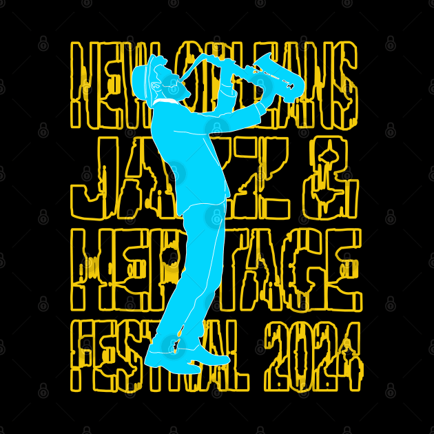 New Orleans Jazz Festival 2024 by Womens Art Store