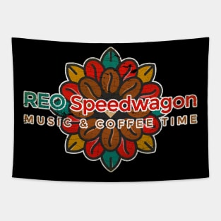 REO Speedwagon Music & Cofee Time Tapestry