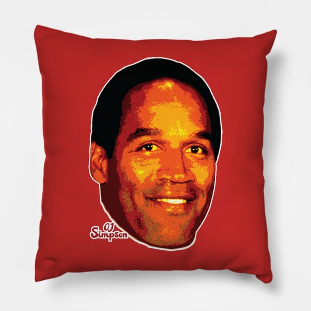 Vintage Oj Simpson Head Pillow by Trendsdk