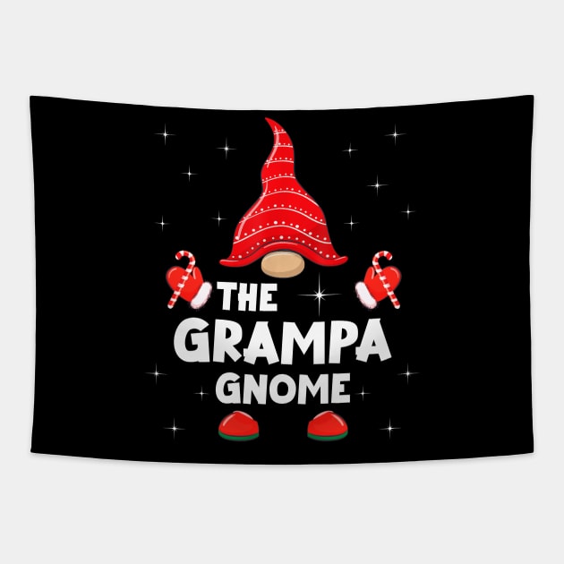 The Grampa Gnome Matching Family Christmas Pajama Tapestry by Foatui