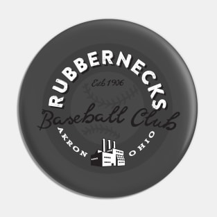 Akron Rubbernecks Pin