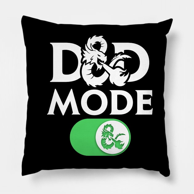 D8D Mode Pillow by OfficialTeeDreams