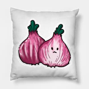 Onions don't make you cry. Pillow