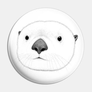 Sea Otter Face Pin