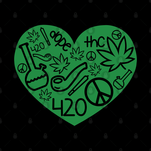 420 Green Heart by defytees