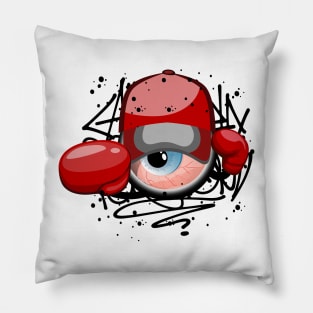Boxing Monster Eys Graffiti Pillow