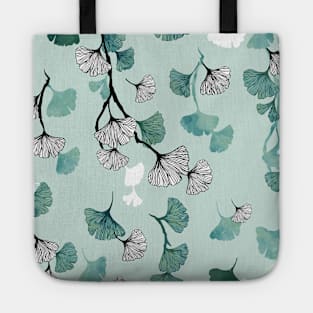 Ginkgo leaves green Tote