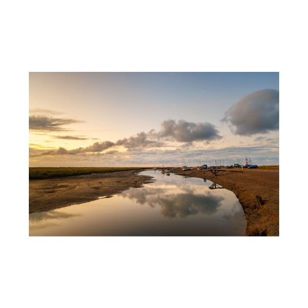 Evening Light over the River Glaven at Blakeney, Norfolk by GrahamPrentice