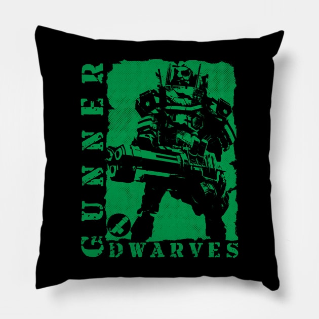 Dwarves gunnr character Pillow by NekerArt