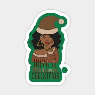 Have A Melanin Christmas Magnet