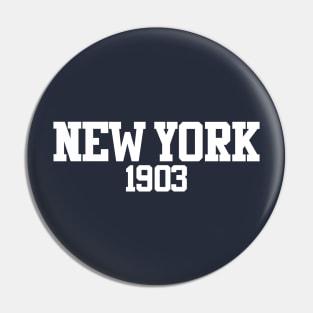 New York 1903 (variant) Pin