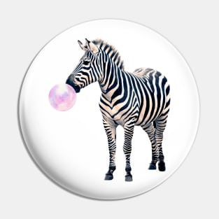 Bubblegum Zebra Pin