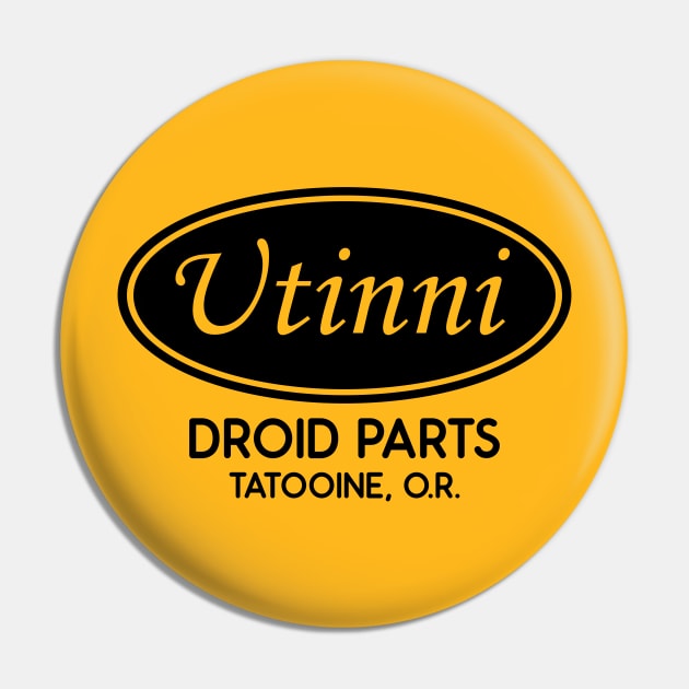 Utinni Droid Parts, Tatooine, Outer Rim T-Shirt Pin by focodesigns