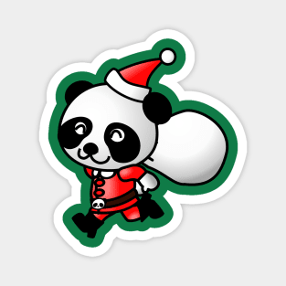 panda santa claus Magnet