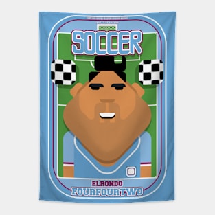 Soccer/Football Sky Blue - Elrondo Fourfourtwo - Seba version Tapestry