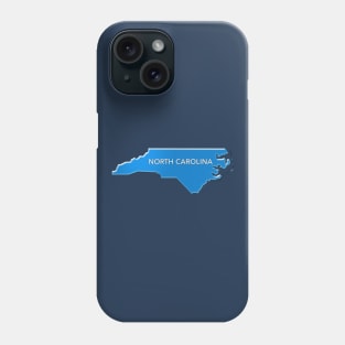 The State of NC Blue Phone Case