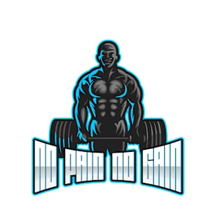 Gym training no pain no gain T-Shirt