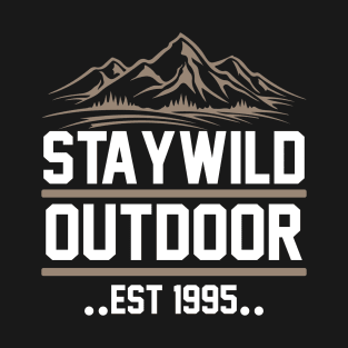 Staywild Outdoor Est 1995  T Shirt For Women Men T-Shirt