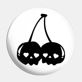 Cherry Skulls Pin